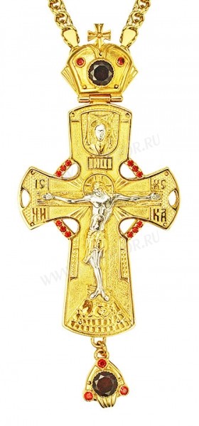 Крест наперсный - А136 (с цепью A1)