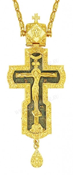 Крест наперсный - А187 (с цепью A73)