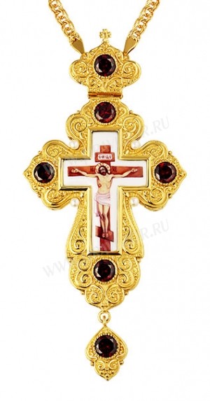 Крест наперсный - А214 (с цепью)