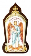Икона настольная в серебре - Ангел Хранитель