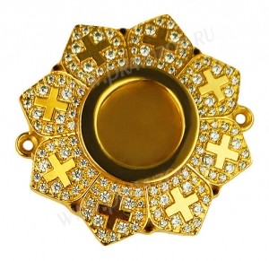 Мощевик накладной латунный