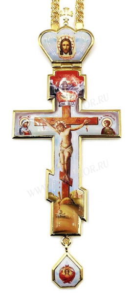 Крест наперсный с украшениями - А324