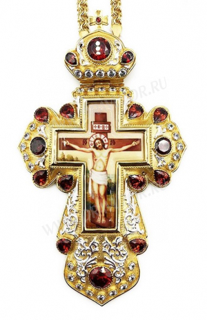 Крест наперсный с украшениями - А326