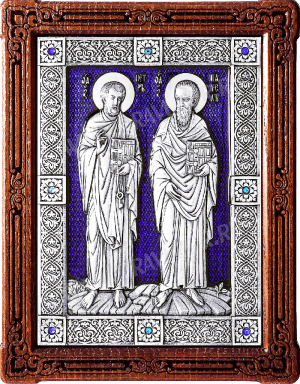 Икона: свв. Апостолы Петр и Павел - A142-3