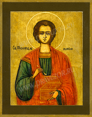 Икона: Св. Великомученик и целитель Пантелеимон - P01