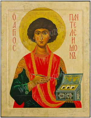 Икона: Св. Великомученик и целитель Пантелеимон - P03
