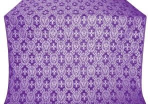 Шёлк "Серафимы" (фиолетовый/серебро)