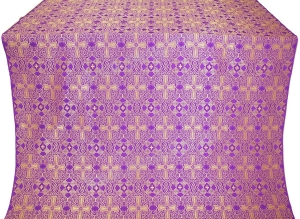 Шёлк "Никея" (фиолетовый/золото)
