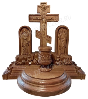 Голгофа резная настольная - L8