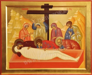 Икона: Положение Христа во гроб - V