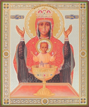 Икона: образ Пресвятой Богородицы  "Неупиваемая Чаша" (Владимирский женский Монастырь)