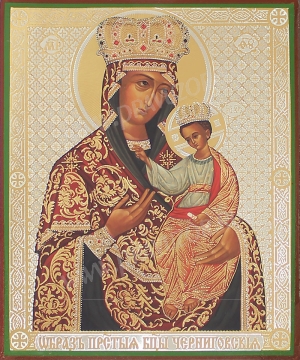 Образ: "Черниговская" икона Пресвятой Богородицы