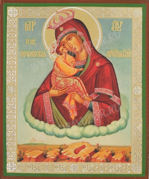 Образ: "Почаевская" икона Пресвятой Богородицы