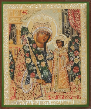 Икона: образ Пресвятой Богородицы "Неувядаемый Цвет"