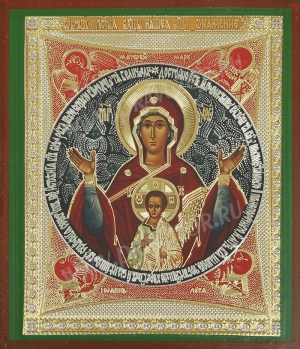 Икона: образ Пресвятой Богородицы "Знамение"