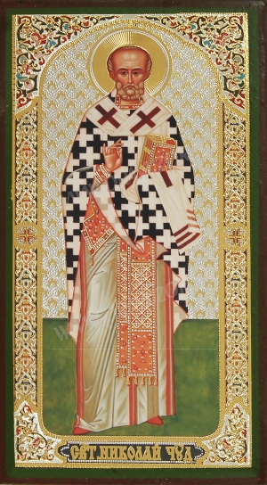 Икона: Свт. Николай Архиепископ Мирликийский чудотворец