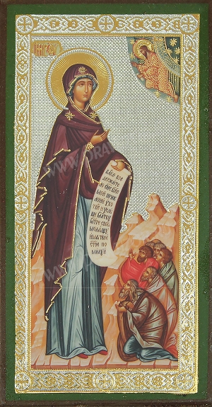 Образ: "Боголюбская" икона Пресвятой Богородицы