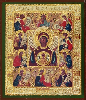 Икона: образ Пресвятой Богородицы "Знамение" Курская-Коренная