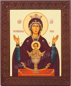 Икона: образ Пресв. Богородицы Неупиваемая Чаша - 3