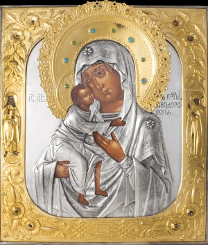 Икона: Пресв. Богороица Феодоровская - Р231 (29x33.3 см)