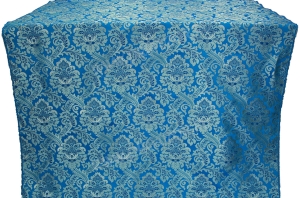 Шёлк "Эдем" (синий/серебро)