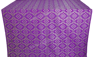 Парча "Лавр" (фиолетовая/золото)