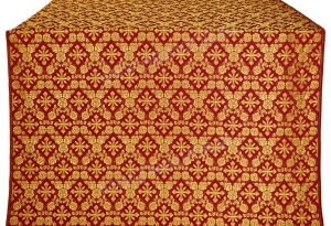 Шёлк "Феодосия" (бордо/золото)