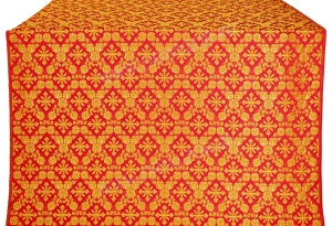 Шёлк "Феодосия" (красный/золото)