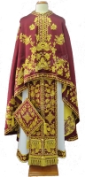 Греческое иерейское облачение - 05245 (бордо-золото)