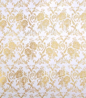 Парча "Переславль" (белая/золото)  1.1 м