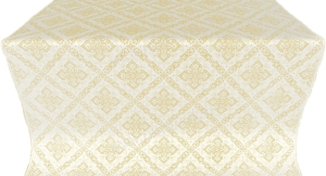 Парча "Симеоновская" (белая/золото) 1.0 м