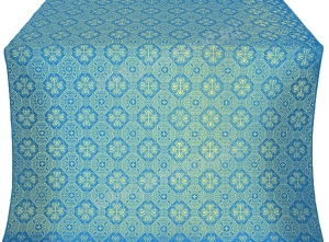 Парча "Павловский покров" (синяя/золото) 1.2 м