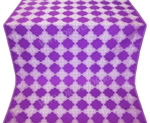 Парча "Коломна" (фиолетовая/серебро) 1.2 м