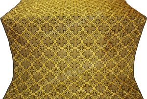 Парча "Казань" (чёрная/золото) 1.3 м