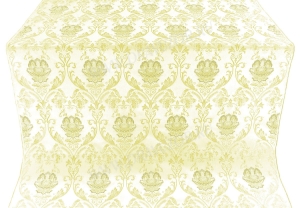 Шёлк "Роза" (белый/золото) 1.2 м