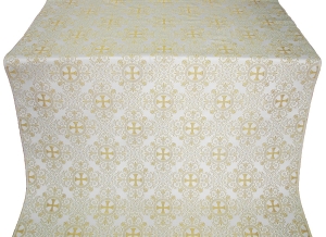 Шелк "Алания" (белый/золото) 1.2 м