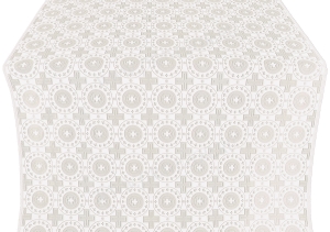 Шёлк "Мирликийский" (белый/серебро) 1.7 м