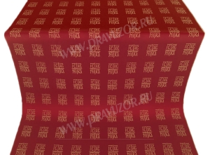 Шёлк "Абакан" (бордо/золото) 1.1 м