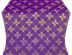 Шёлк "Подольск" (фиолетовый/золото) 1.9 м