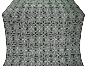 Шёлк "Никея" (чёрный/серебро) 1.2 м