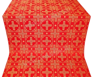 Шёлк "Иверон" (красный/золото) 1.9 м