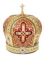 Митра вышитая №114 (вид сбоку)